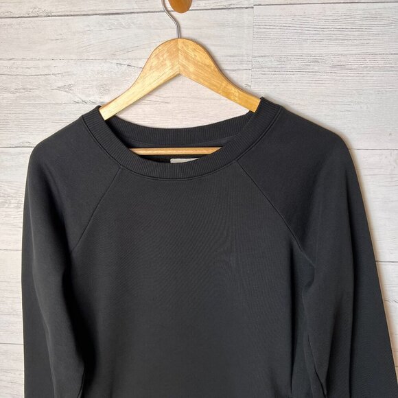 Pact Dress Womens Size Small Black Courtside Sweatshirt Organic Cotton Pockets - Picture 7 of 16